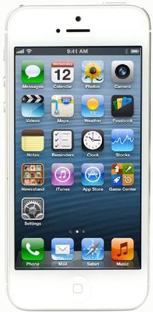 Смартфон Apple iPhone 5 32Gb White & Silver - Осинники